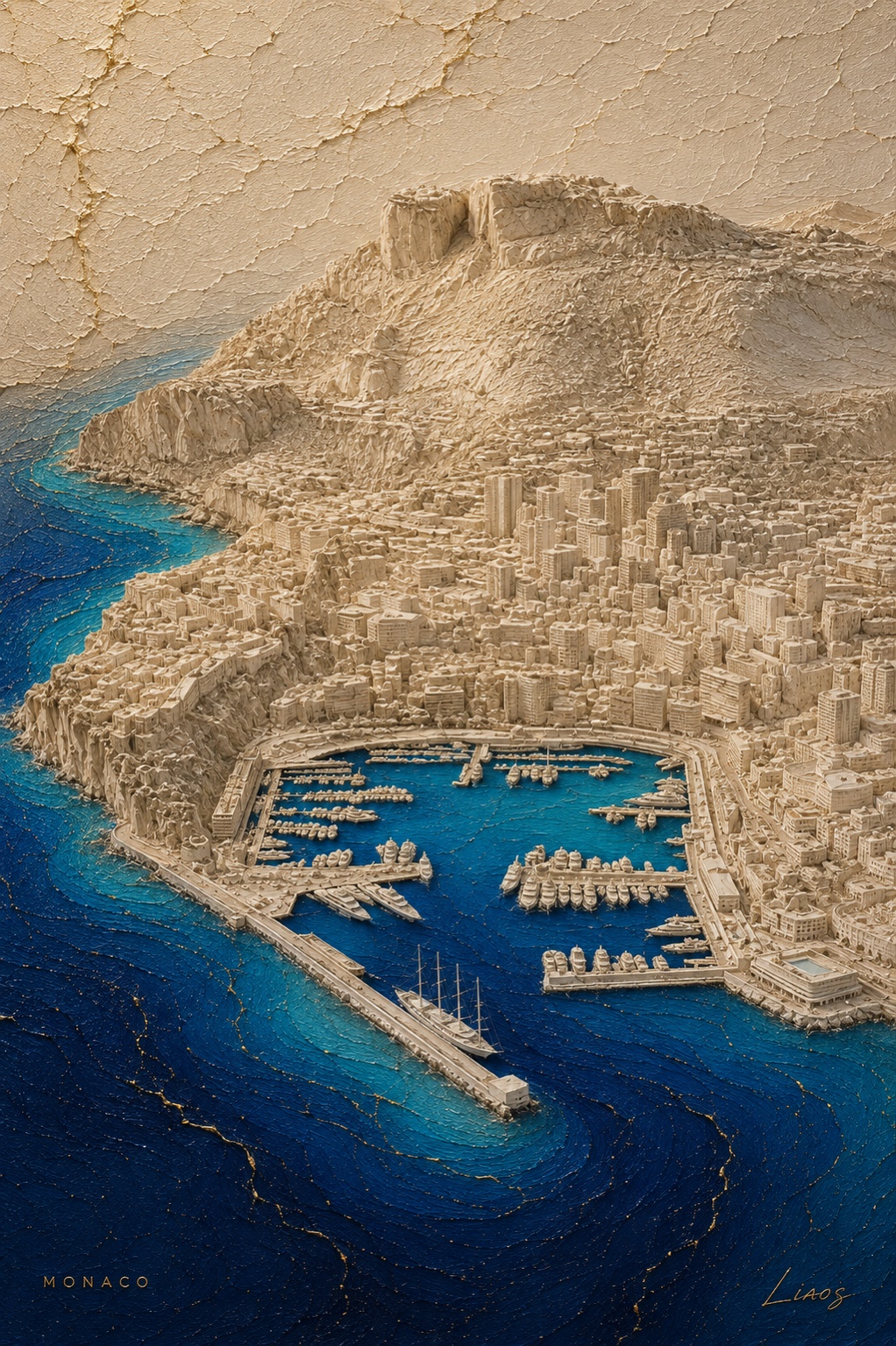Monaco, œuvre LIAOS Art